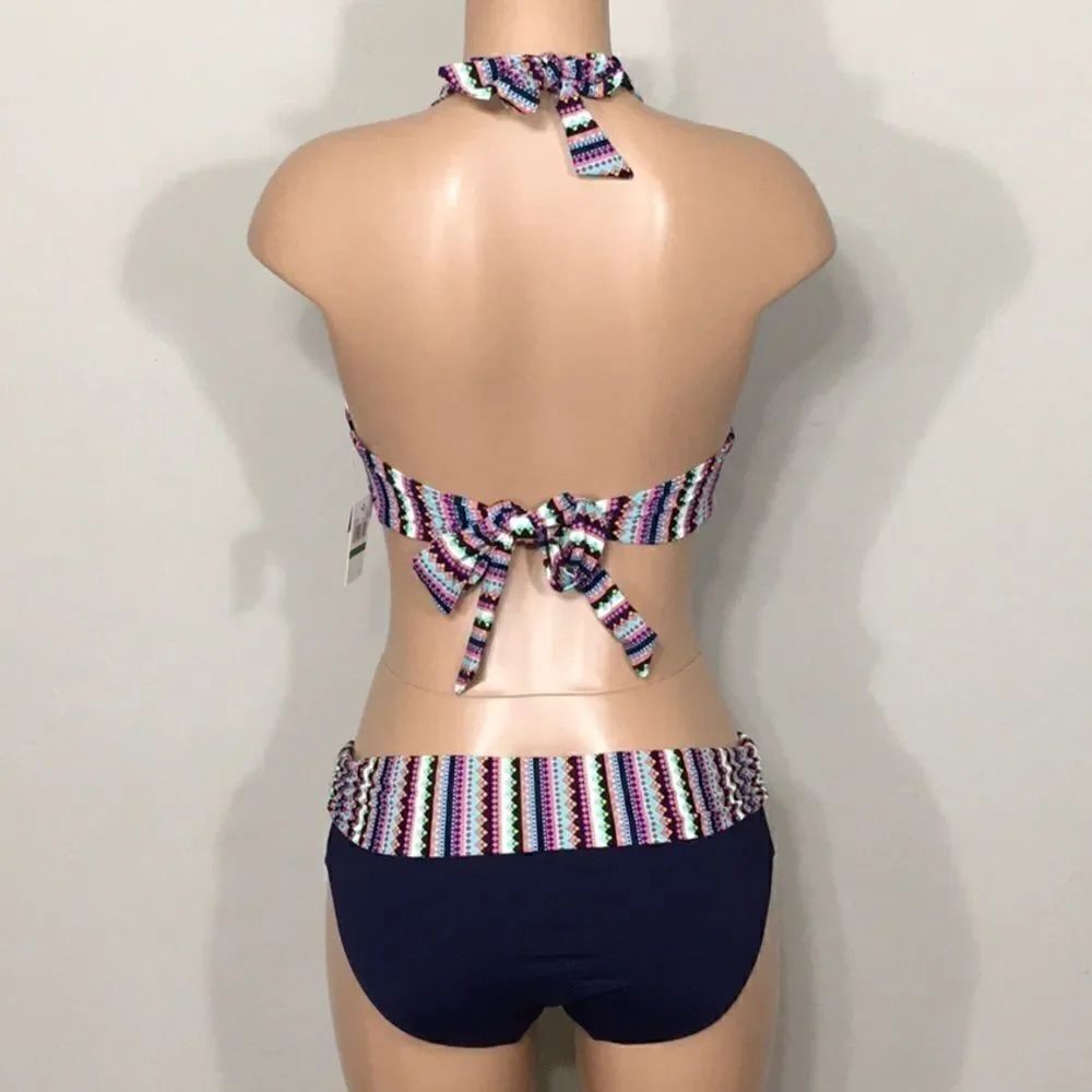 Anne Cole multicolored bikini. NWT - Picture 5 of 10